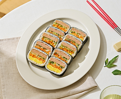 에그스팸김밥