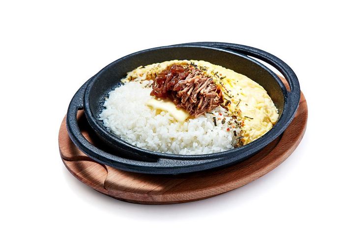 장조림 버터 비빔밥