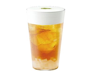 우롱티 + 코코넛 + 밀크폼