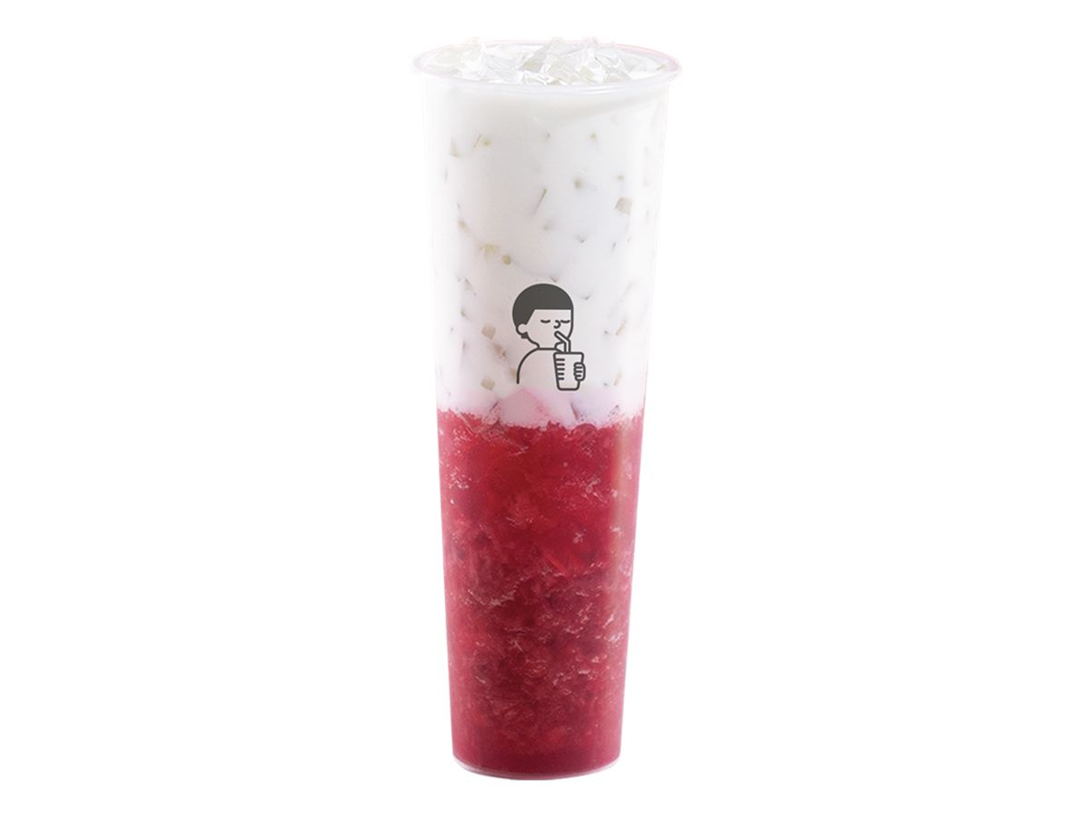 딸기 라떼