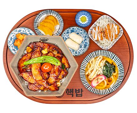 항정살덮밥정식