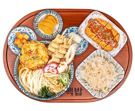 후쿠오카우동돈카츠정식
