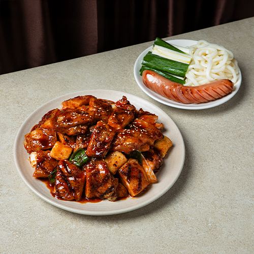 모둠사리 양념숯불치킨