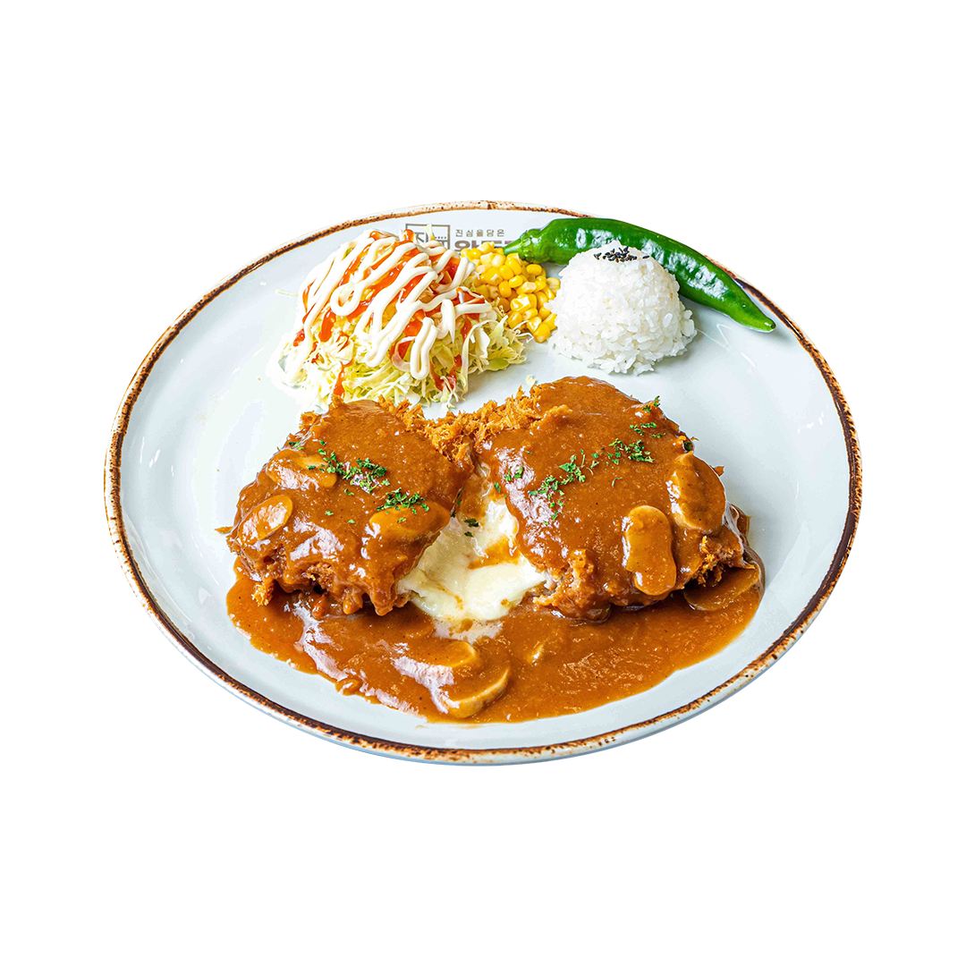 치즈 폭포 돈까스