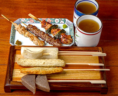 야키토리 3종 +수제쌀오뎅 