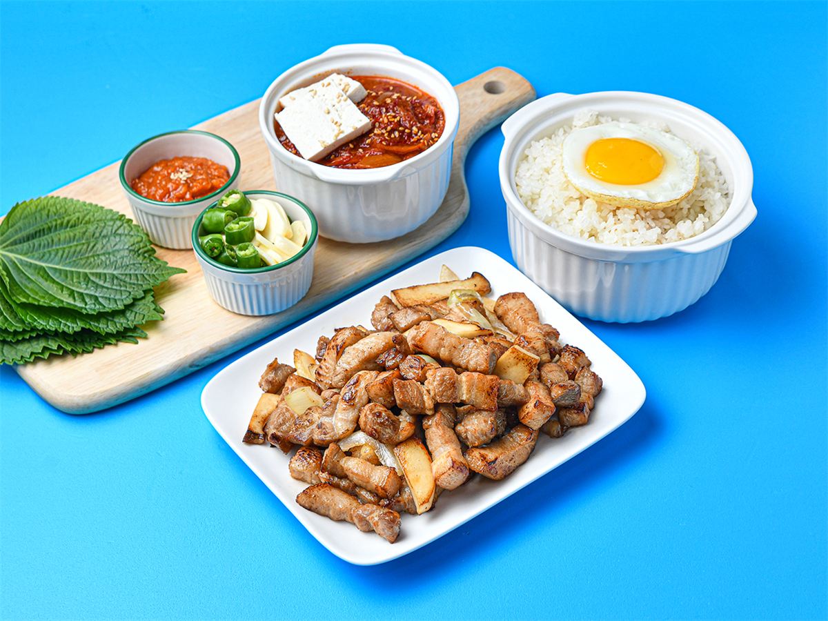 삼겹구이 정식