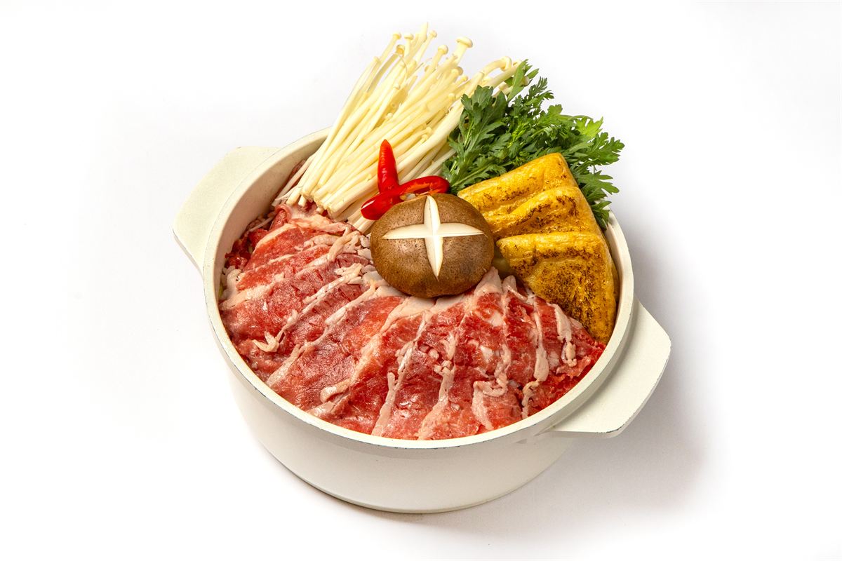 우삼겹 스키야키 나베