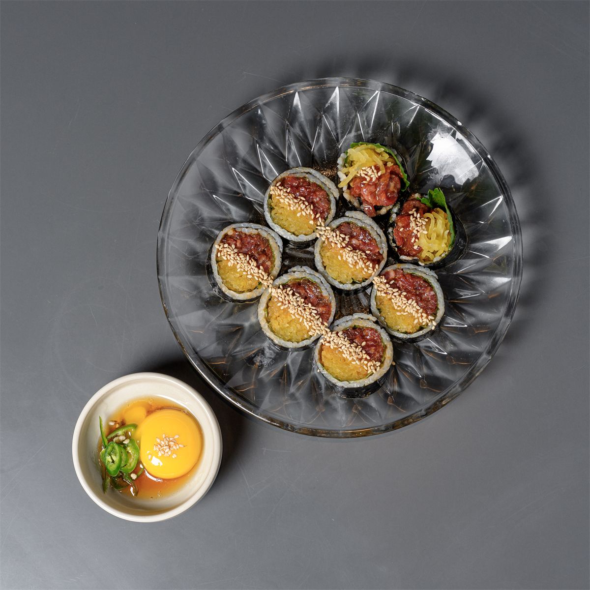 한우 육회 김밥