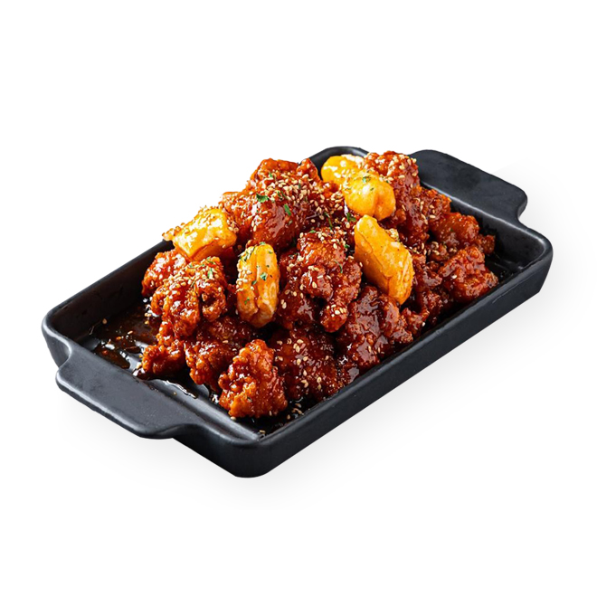 양념 떡 닭강정(공룡사이즈 1kg)