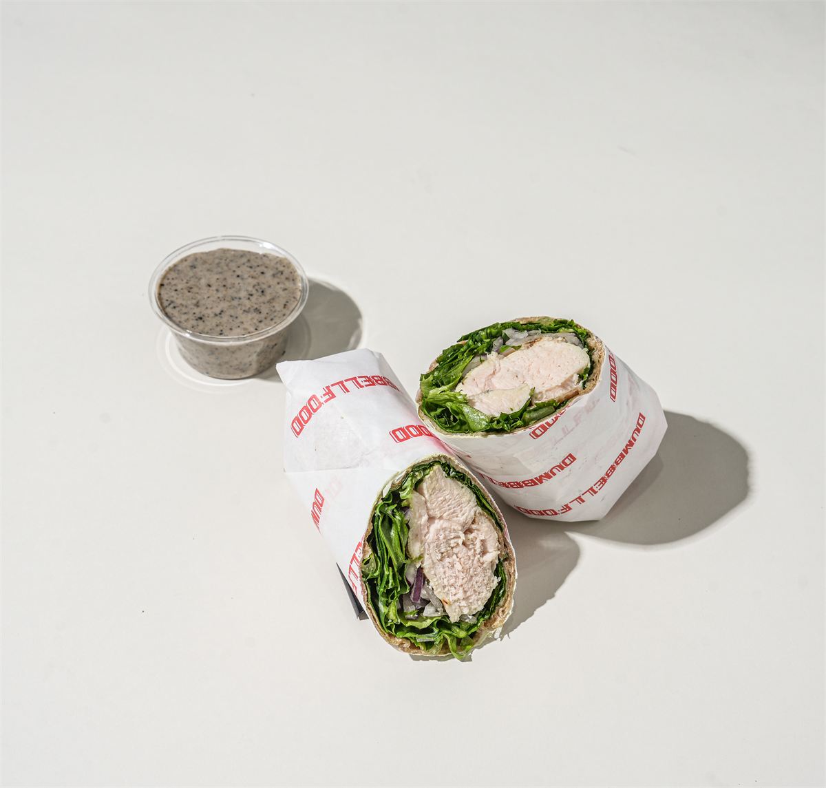 치킨 흑임자 통밀랩