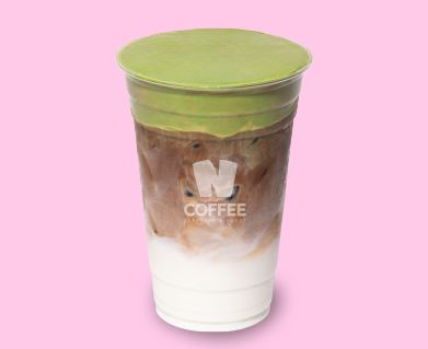 말차크림카페라떼